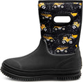 Outee Toddler Kids Warm Waterproof Neoprene Rain Boots - Cold-Ready