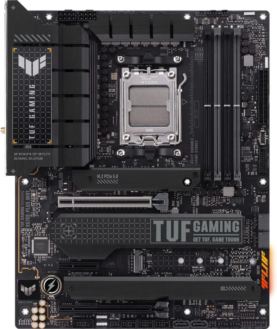 ASUS TUF Gaming X670E-PLUS WiFi 6E ATX Motherboard Review