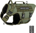 Tactical Dog Harness Large Green L - No-Pull Service Vest