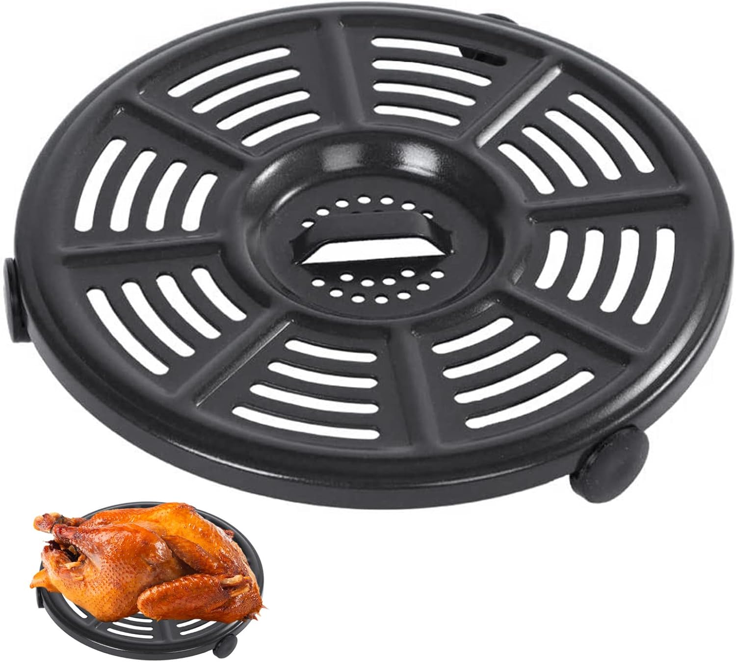 8.2'' Round Air Fryer Grill Pan - ZuKaYeHome