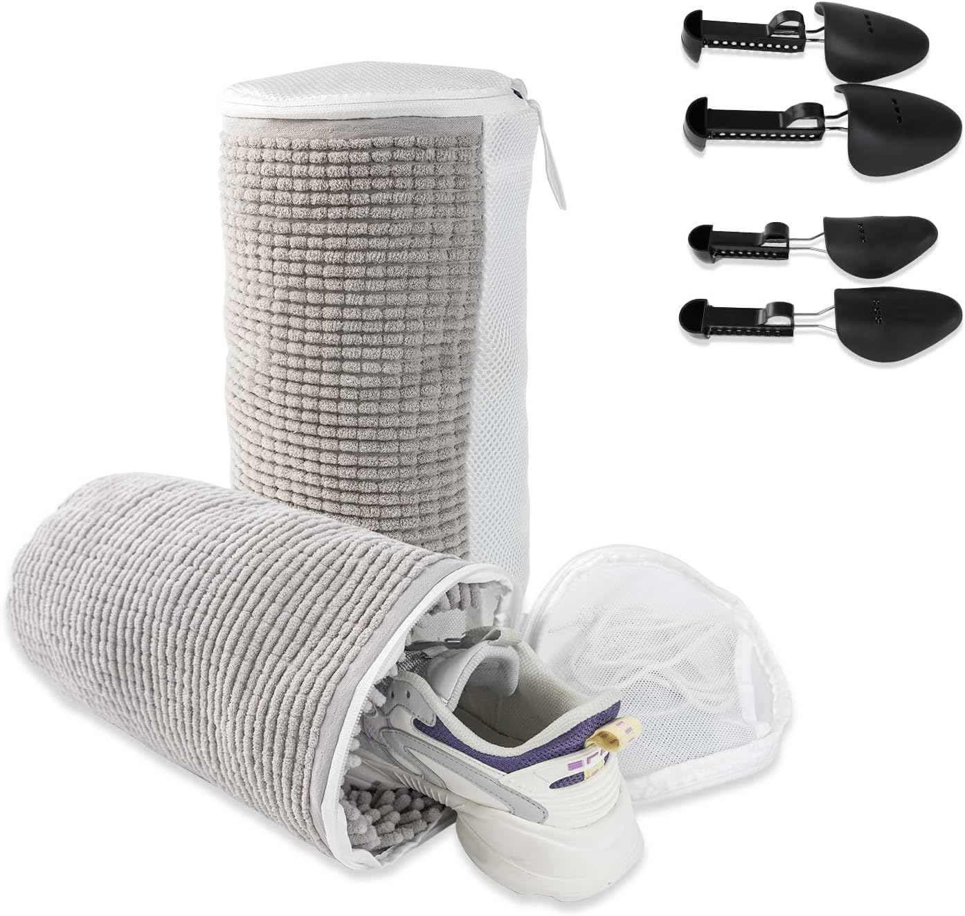 Shoe Washing Bag with Safety Lock - Protects Shoes in Washer/Dryer