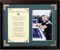 Deputy Sheriff 8x10 Framed Green Matted Photo Blessing - Thoughtful