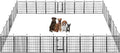 Dog Playpen 40 in | 32 Panel Heavy Duty Metal Exercise Pen - Tool-Free