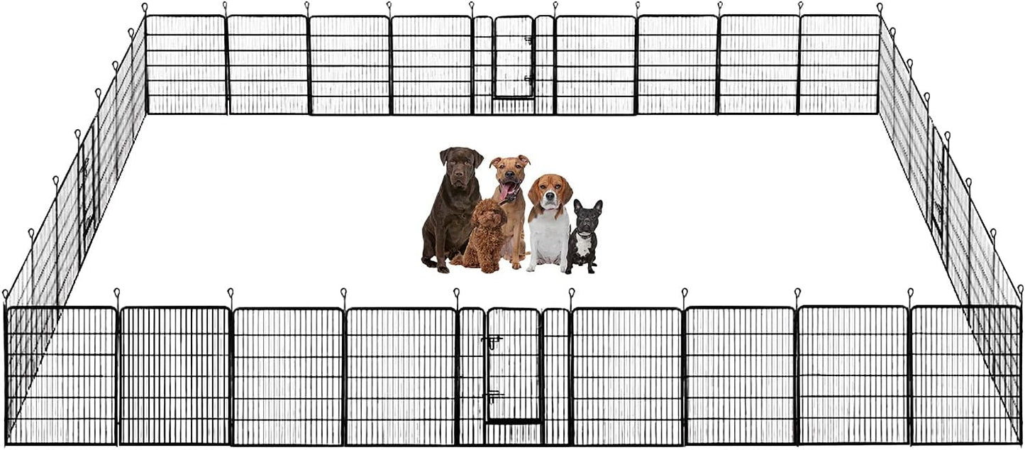 BestPet Dog Playpen 40 Inch Heavy Duty Metal Exercise Pen