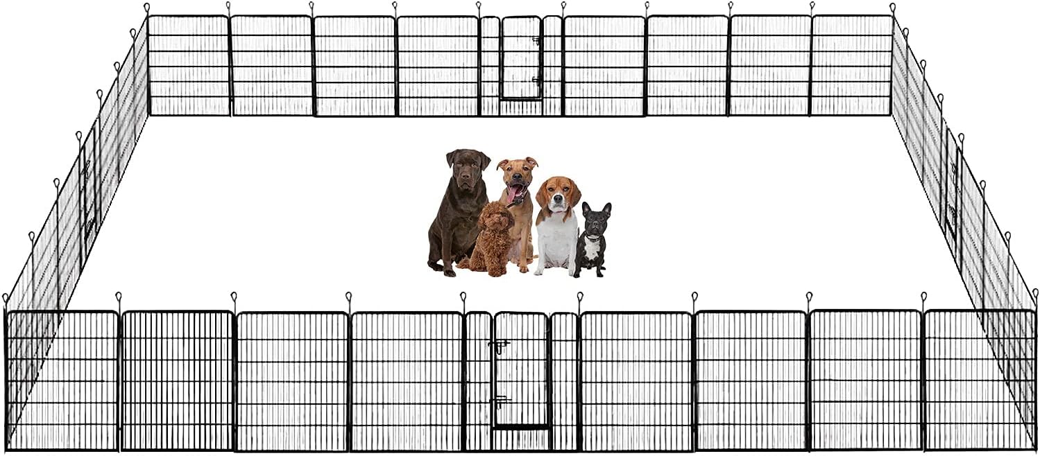 BestPet Dog Playpen 40 Inch Heavy Duty Metal Exercise Pen