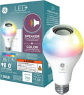GE LED+ Color Changing Speaker LED Light Bulb with Remote - Multicolor