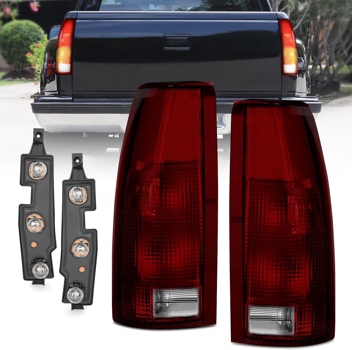 Nilight Taillight Assembly for 1988-2000 Chevy GMC Vehicles