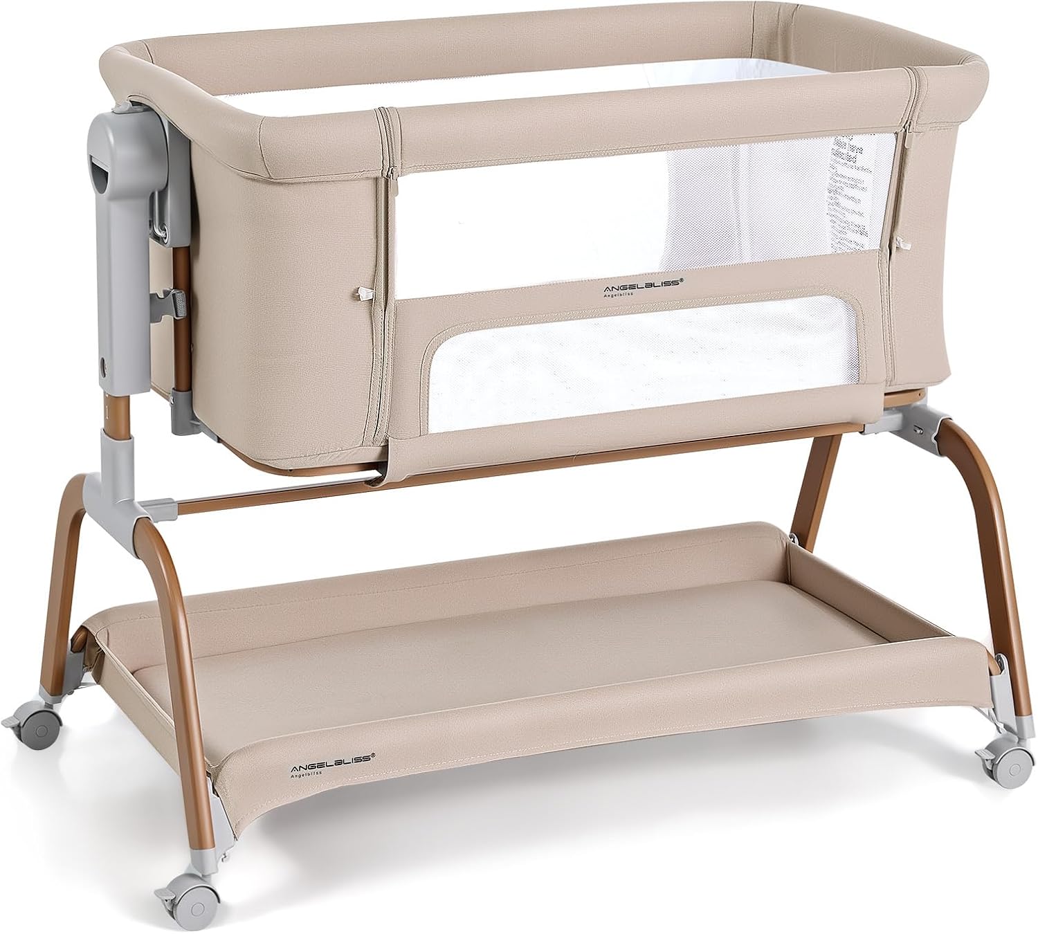 ANGELBLISS 3 in 1 Baby Bassinet: Versatile Bedside Sleeper