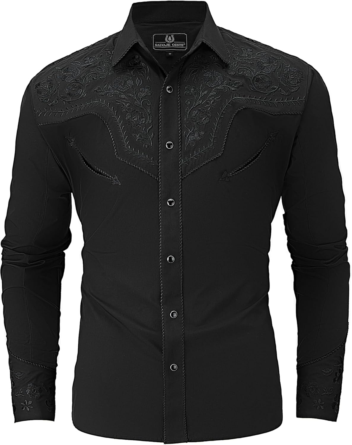Stylish Western Embroidered Cowboy Shirts for Men - Casual Wear