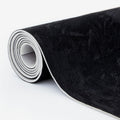 Suede Auto Headliner Fabric 98in L 60in W with Foam Backing - Black