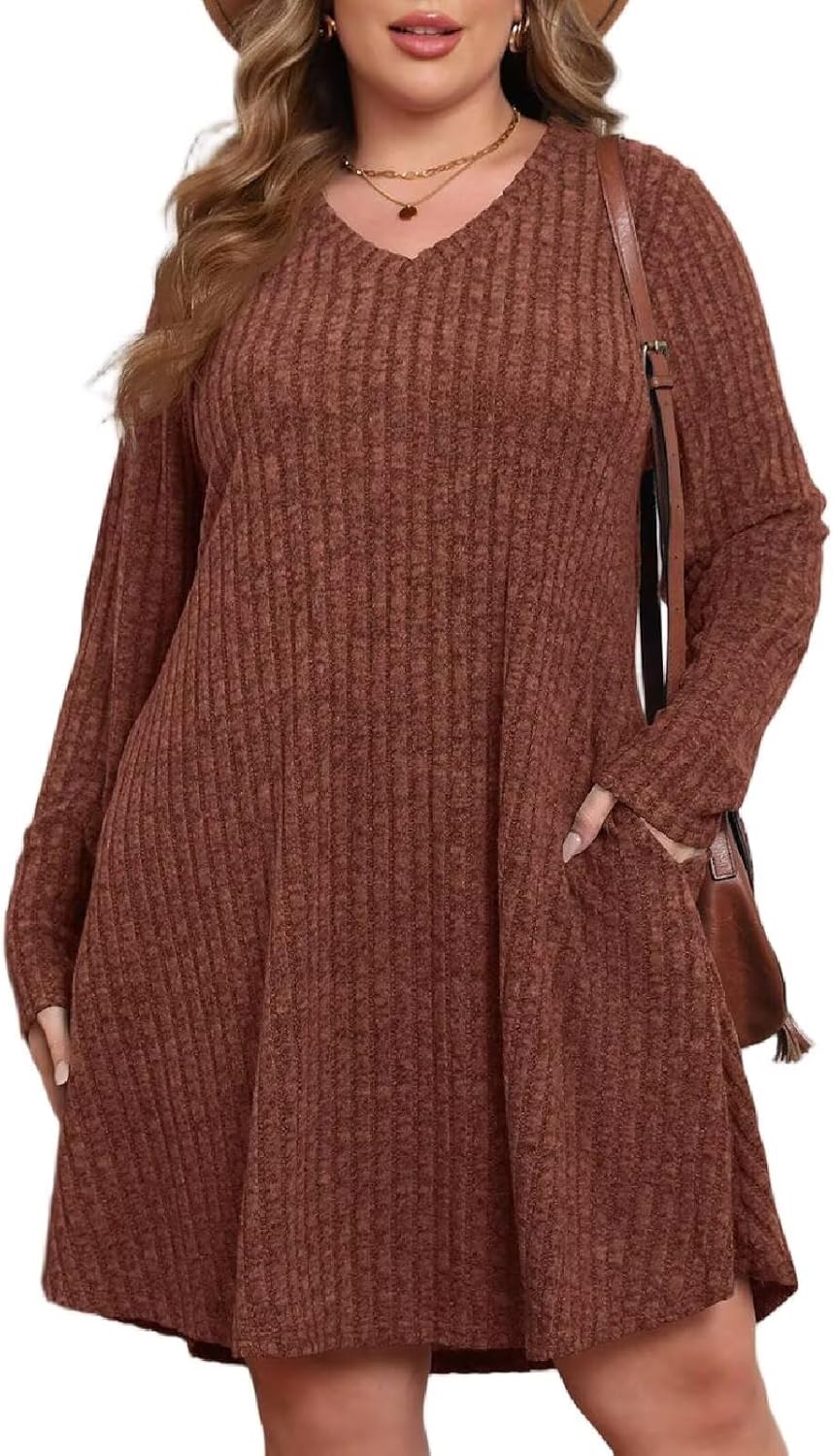 Plus Size Sweater Dress for Women by BELAROI - Cozy & Stylish