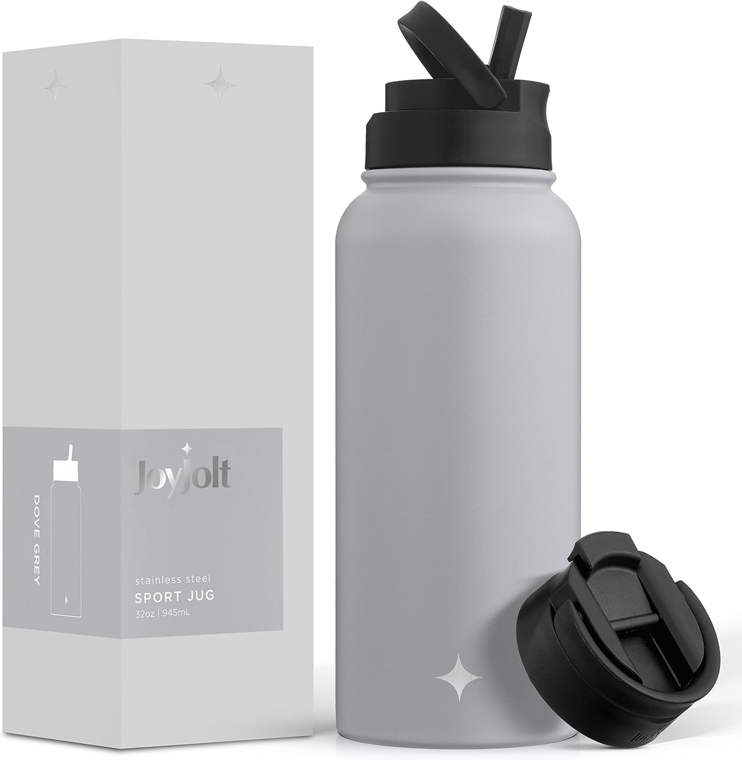 JoyJolt Triple Insulated Water Bottle - 32oz for Hot and Cold