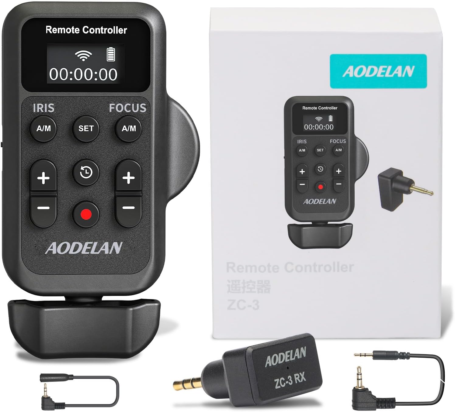 Wireless Camcorder Lanc Zoom Controller for Canon and Sony
