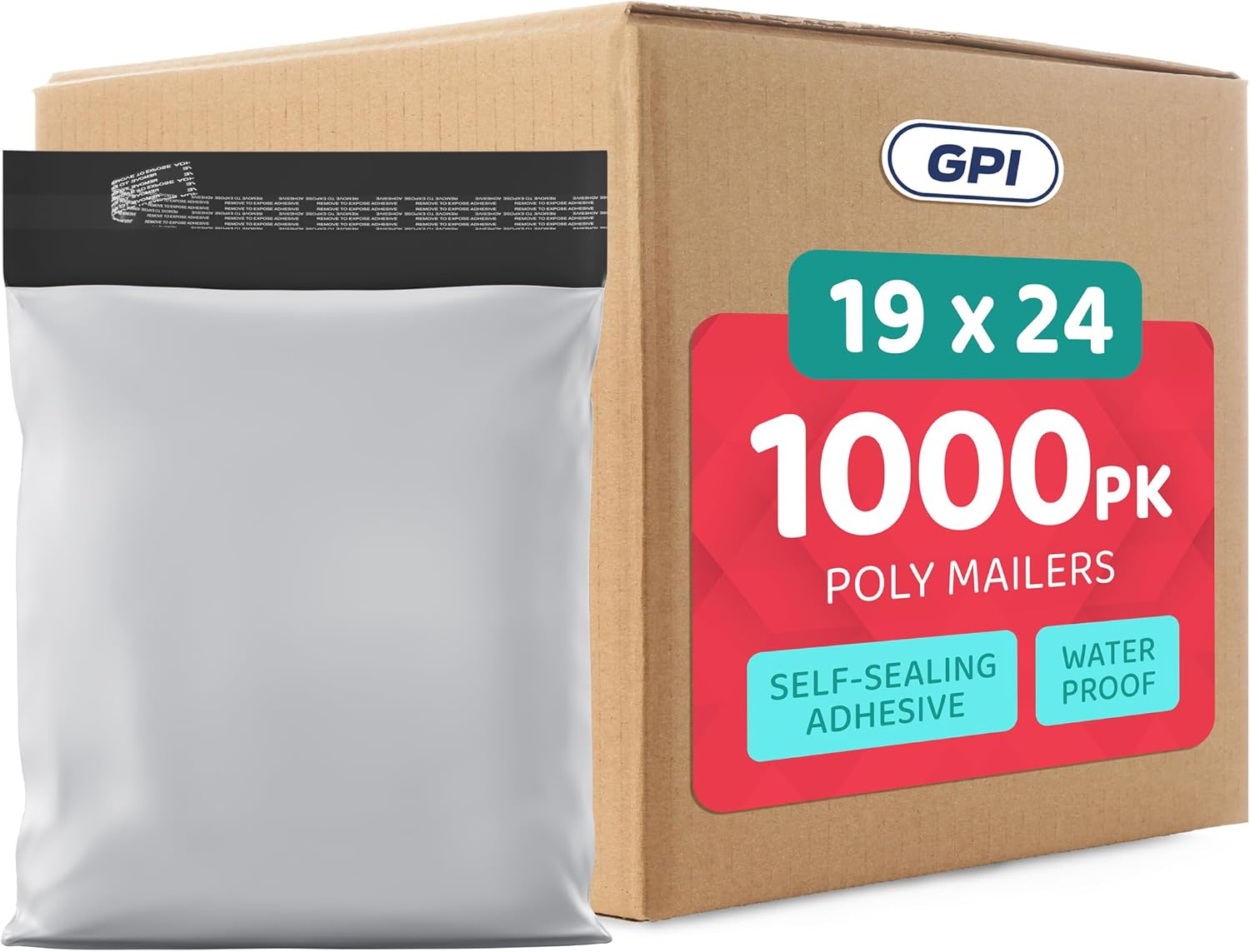 19 x 24 Extra-Large Poly Mailer Envelopes for Secure Shipping