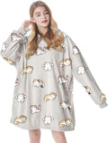 Felicigeely Blanket Hoodie Wearable Blanket Sweatshirt Oversized