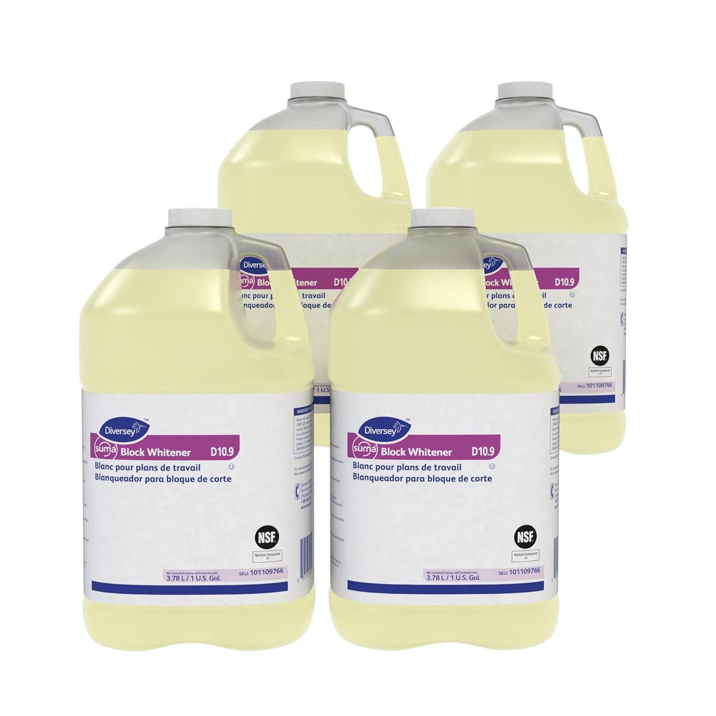 Diversey SUMA Block Whitener Liquid Cleaner for Cutting Boards