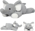 Elephant Weighted Stuffed Animal 5lbs 24in - Cozy Cuddle Plush