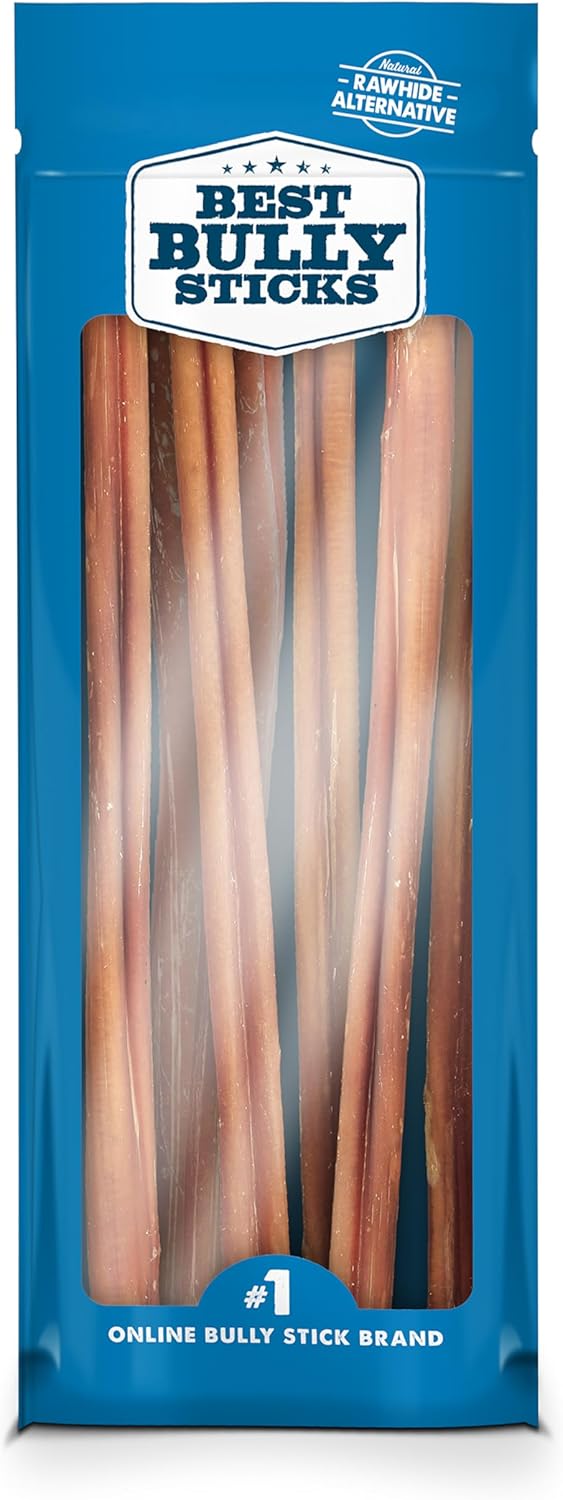 Best Bully Sticks 12 Inch Natural Dog Treats for Healthy Chewing