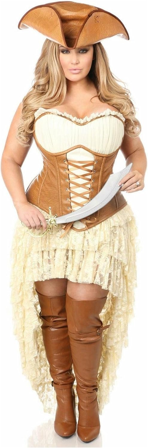 Daisy Corsets Womens 4 Pc Sexy Pirate Corset Costume Review