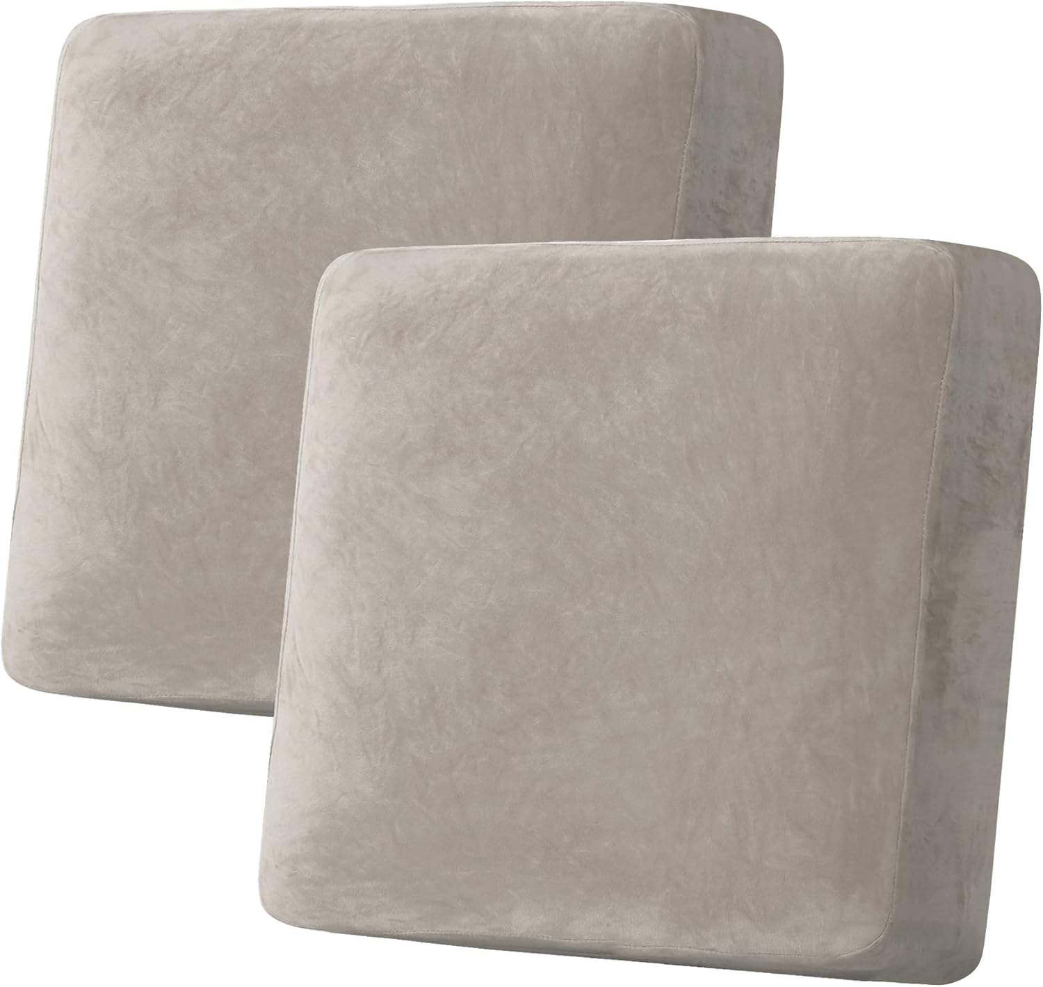 H.VERSAILTEX Velvet Stretch Couch Cushion Cover for Sofa Protection