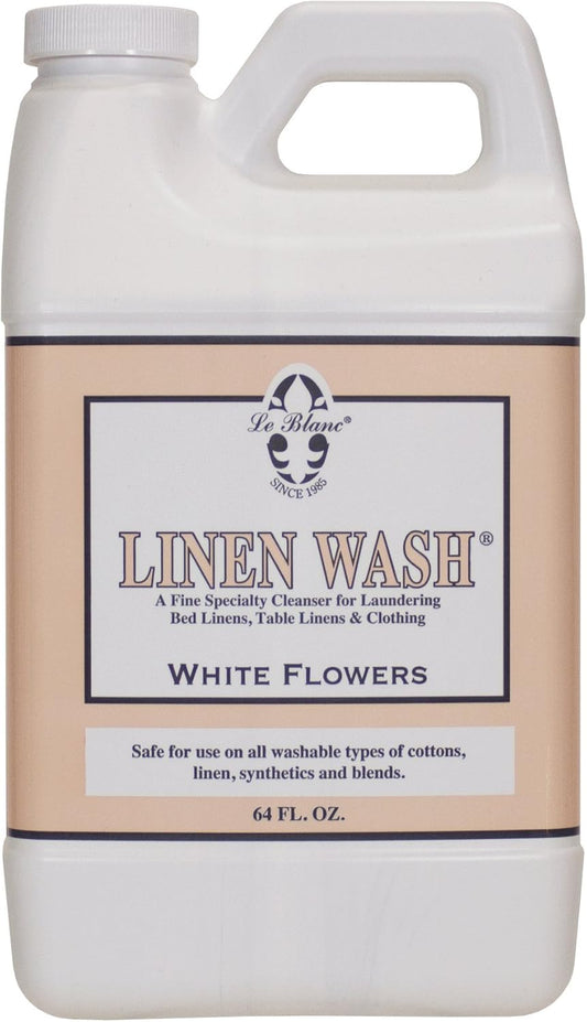 Le Blanc White Flowers Linen Wash for Luxurious Laundry Care