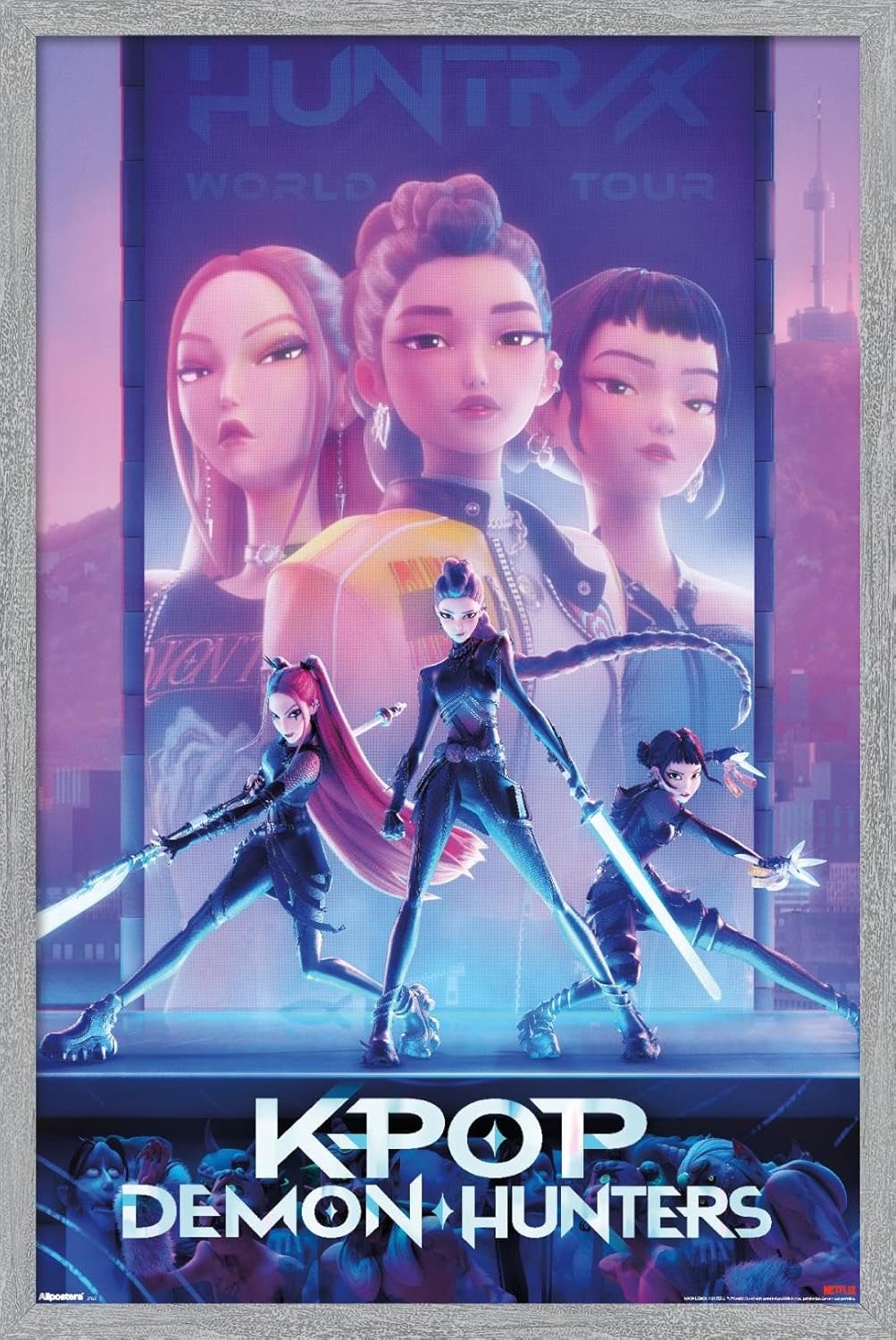 Trends International KPop Demon Hunters Wall Poster for Any Room