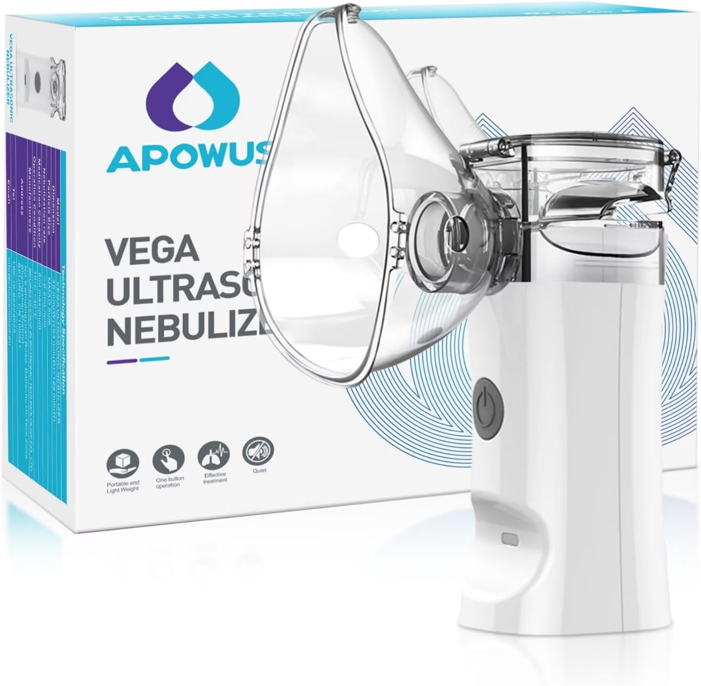 Portable Nebulizer for Breathing Problems - Handheld Device