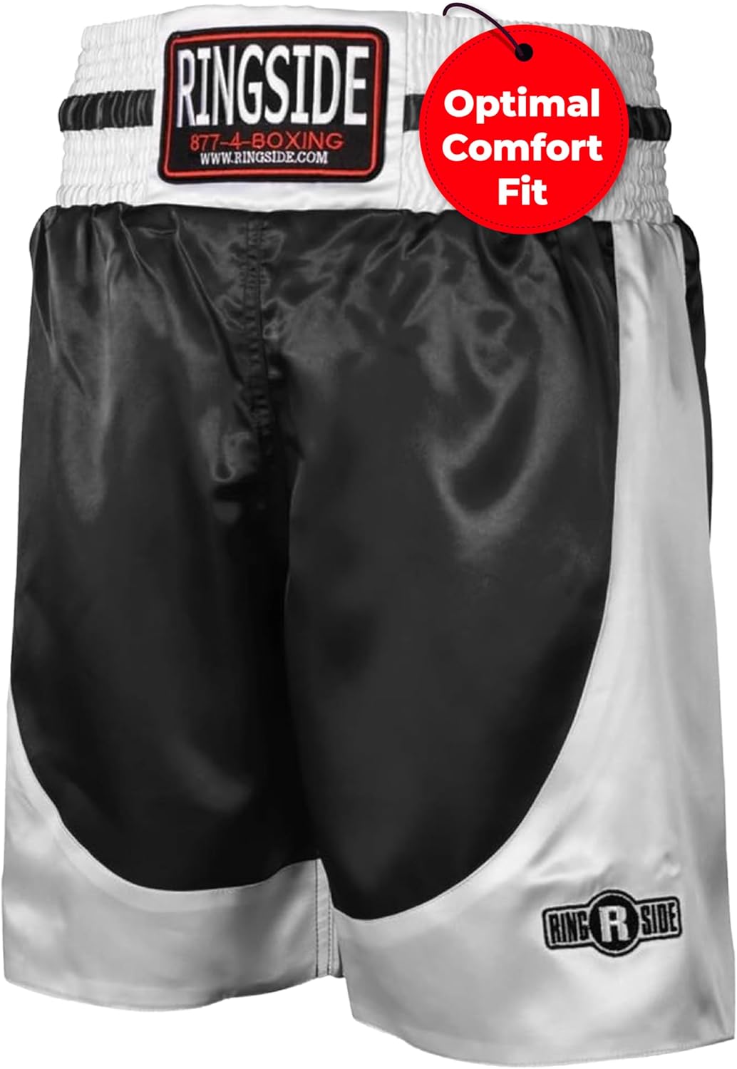 Ringside Pro-Style Satin Boxing Trunks - Unisex Competition Shorts