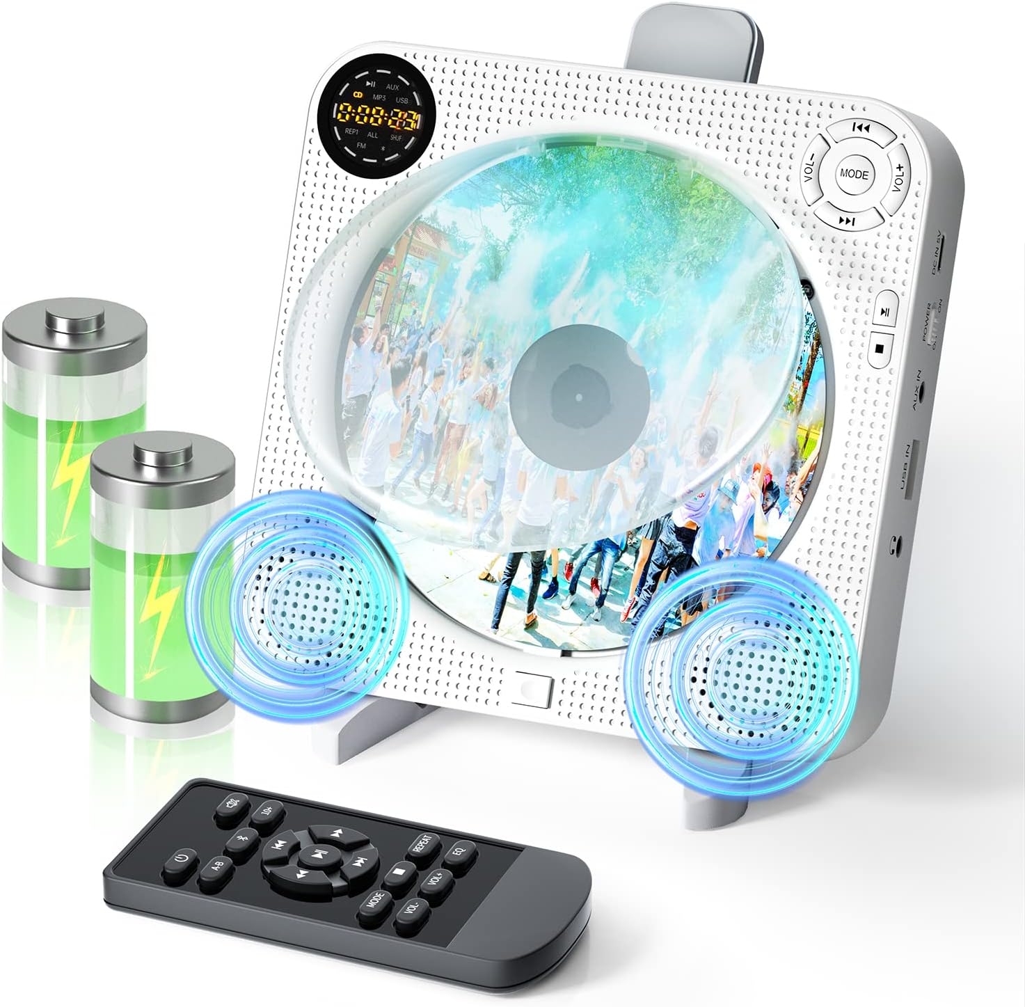 Portable Bluetooth CD Player - Superior Sound