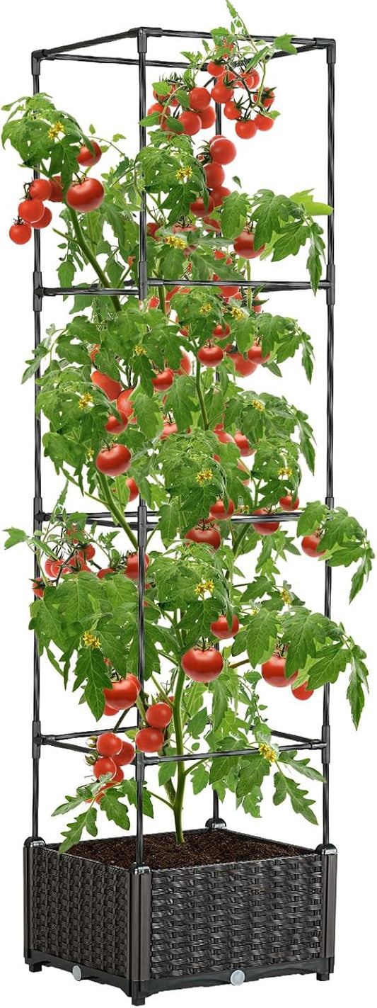 Garden Tomato Planter Box for Climbing Plants and Vegetables