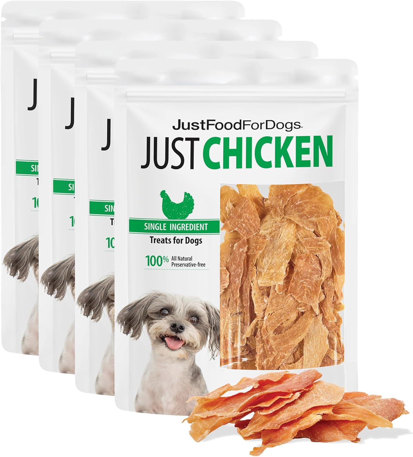 Healthy Dog Treats with Real Chicken Breast for All Life Stages