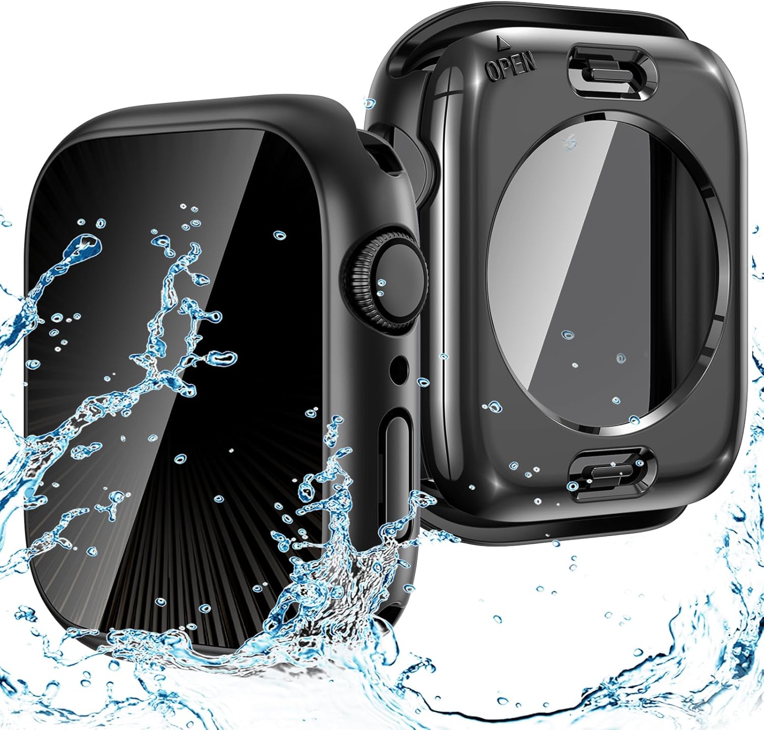 Privacy Waterproof Case for Apple Watch - Anti Spy & Ultra Slim