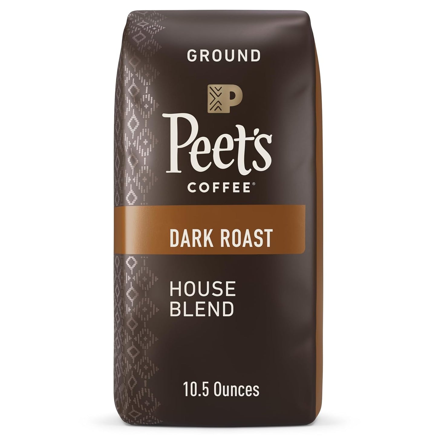 Peet's Coffee Dark Roast, House Blend - 10.5 oz Energy Boost