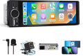 Single Din Car Stereo with Apple CarPlay & Android Auto - Wireless