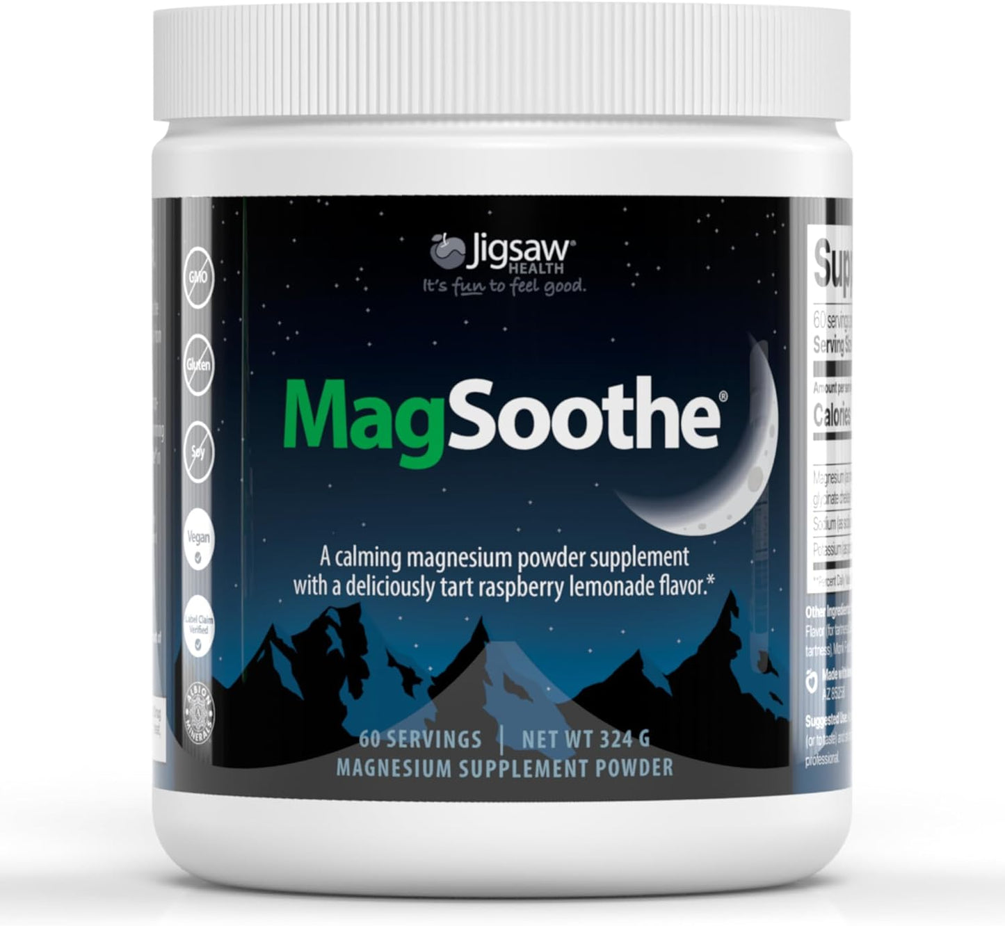 MagSoothe Calming Magnesium Glycinate Powder for Better Sleep