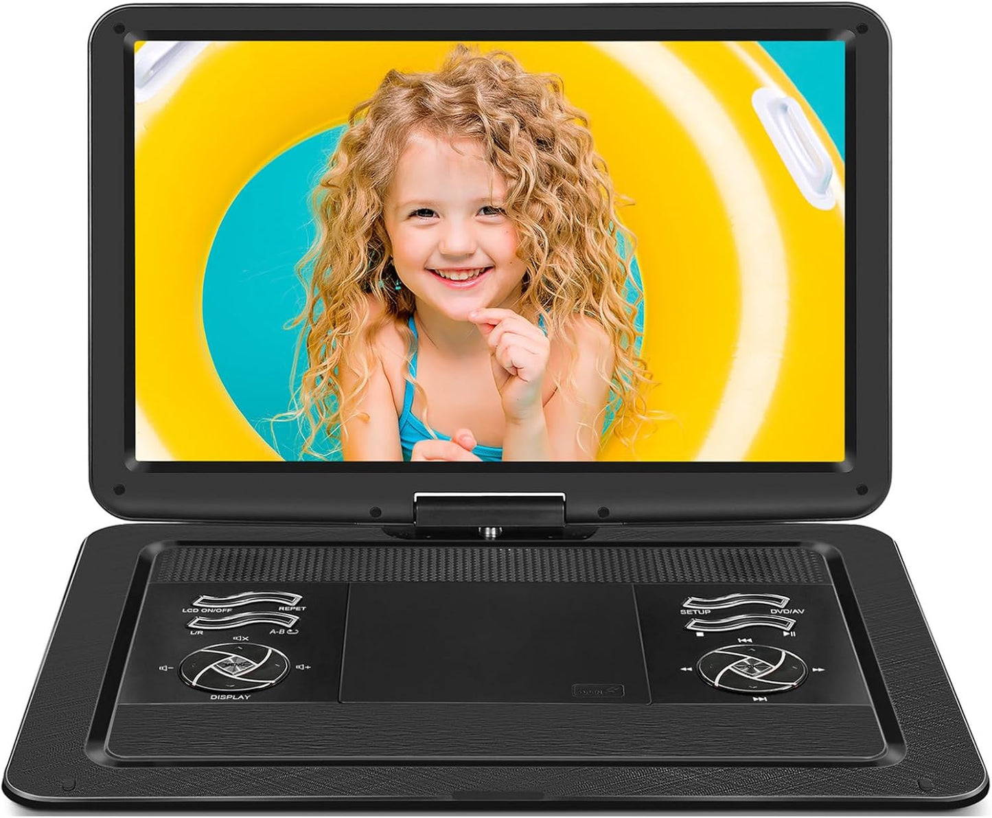 19.6 Portable DVD Player with 17.1 HD Screen for Kids