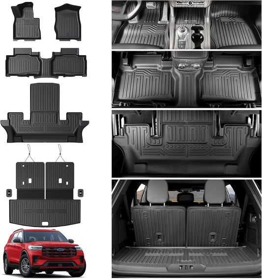 Custom Fit Floor Mats for 2020-2026 Ford Explorer Accessories