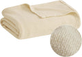 Madison Park Freshspun Basketweave Luxury Cotton Blanket Review