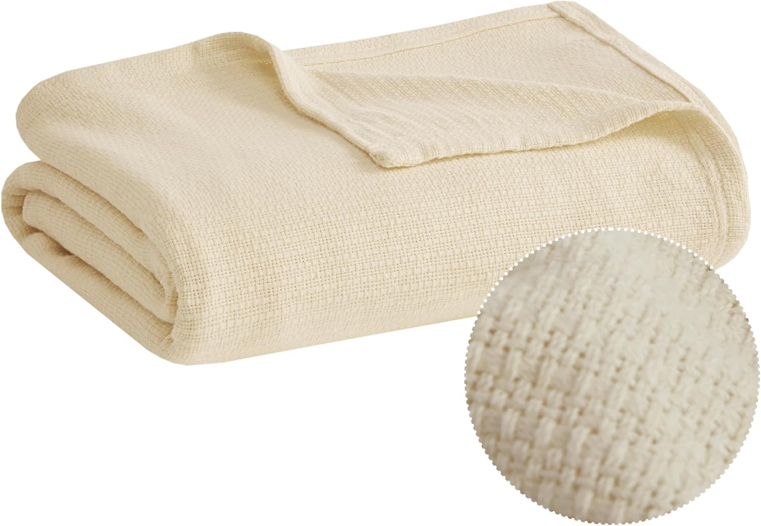 Madison Park Freshspun Basketweave Luxury Cotton Blanket Review