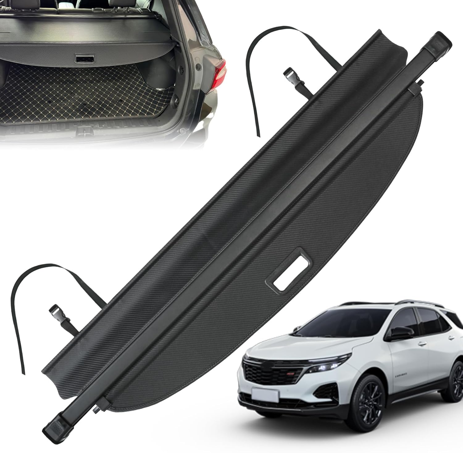 Retractable Cargo Cover for Chevy Equinox GMC Terrain 2018-2024