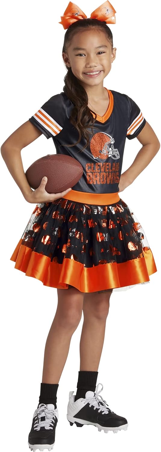 MODERN HERO Girl's NFL MVP Tailgate Tutu Dress Costume Review