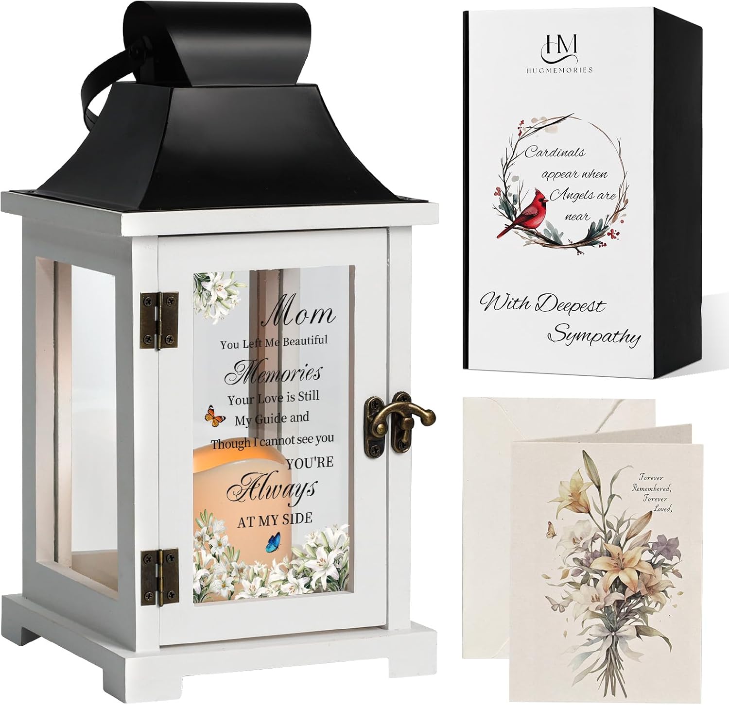 Memorial Lantern Bereavement Sympathy Gifts for Loss of Mom