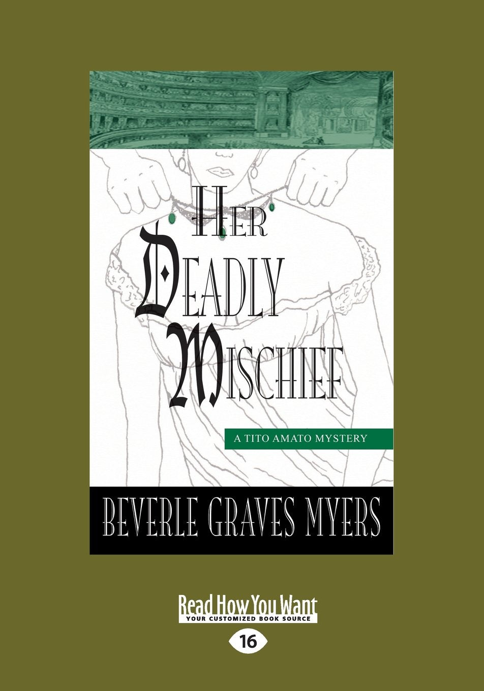 Her Deadly Mischief: A Tito Amato Mystery in Large Print 16pt