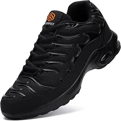 DYKHMILY Air Cushion Steel Toe Shoes for Men - Lightweight Safety