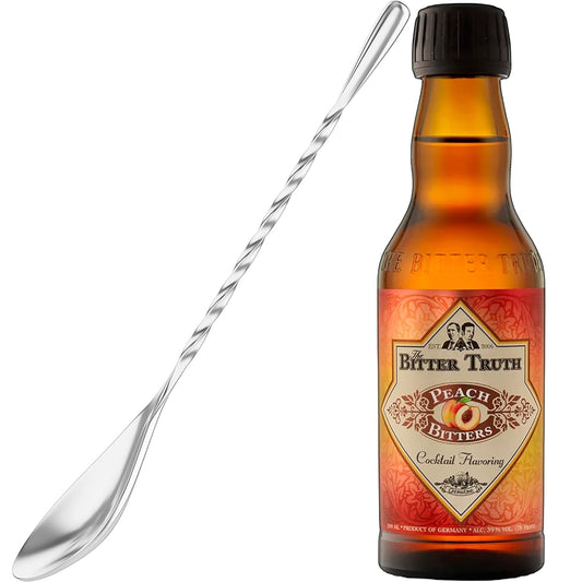 Bitter Truth Peach Bitters Gift Set + Bar Spoon