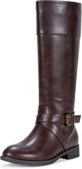 Vepose Women's 949 Knee High Riding Boots - Comfortable Low Heel Shoes