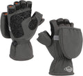 Palmyth Ice Fishing Convertible Mittens Flip Fingerless Mitt - Warm
