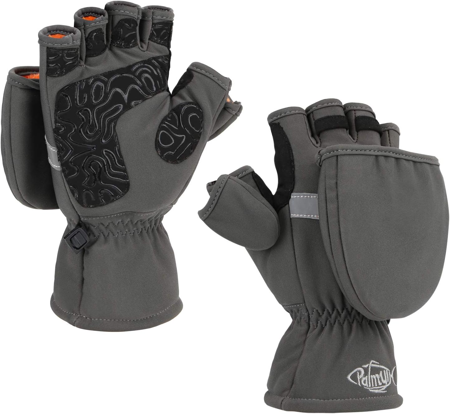 Palmyth Ice Fishing Gloves Convertible Mittens for Cold Weather