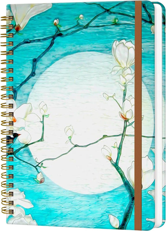 Chic A5 Spiral Journal: Thick Pages, College Ruled ~ Ideal for Work & School