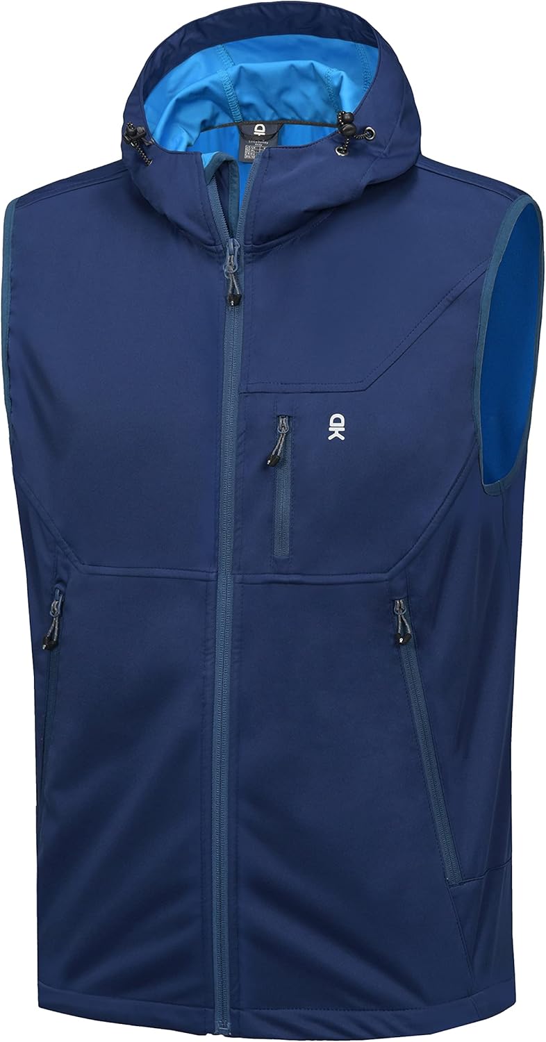 Little Donkey Andy Men's Lightweight Softshell Vest for Travel